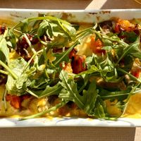 Lasagna w/Roasted Pumpkinn  at Tazza in Giro in Lisbon