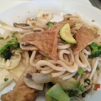Udon noodles with fried tofu at Mr. Nam  in Vienna