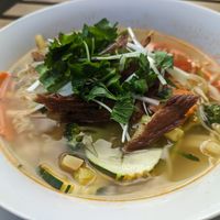 Ramen with vegan duck at Mr. Nam  in Vienna