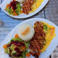 Seitan-Ente, in Mango-Kokos sauce at Mr. Nam  in Vienna