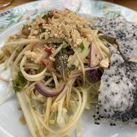 Papaya salad with shrimps   at Vegan Chay in Munich