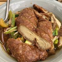 Duck with Chili and lemongrass  at Vegan Chay in Munich