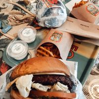 Burger  at LEON - Temple Bar in Dublin