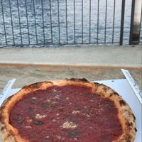 the vegan pizza at Tango in Lugano