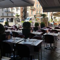 View of the plaza at Tango in Lugano