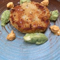 Chickpea Couscous patty at Argentino in Lugano