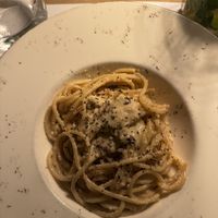 Pasta scacio e pepe  at Argentino in Lugano