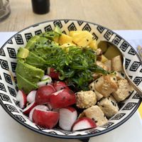 Vegan poke bowl   at Argentino in Lugano