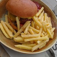 Beyond Meat Vegan Burger at Argentino in Lugano