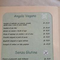 Menu at Giardino in Sorengo