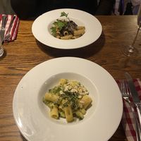 Courgette pasta   at The Pelican Club in Nottingham