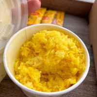 Vegan coconut rice at Lakefront Brewery in Milwaukee