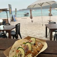 Vegan tempeh wrap  at Chillout Cafe & Craft in Perhentian Islands