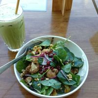 Cashew cauliflower pomegranate bowl at Wholesome Eatery Cafe in Manly