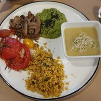 Entrante variado vegano. at Domi in Madrid