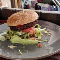 Vegan Burger at Flotten Happen in Langeoog