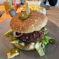 Veganer Jack-Jalapeño Burger  at Flotten Happen in Langeoog