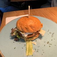 Veggiebluecheeseburger  at Flotten Happen in Langeoog