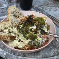 Hummus bowl  at Bruket Kaffebar in Helsingborg