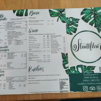 The menu at Stadtflair in Koblenz