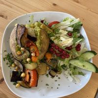 Oven potato with avocado & grilled vegetables  at Stadtflair in Koblenz
