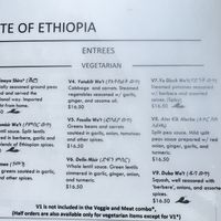   at Taste of Ethiopia in Southfield