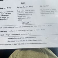   at Taste of Ethiopia in Southfield