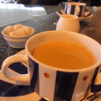 Coffee with soy milk  at Cafe Tosca in Yokohama