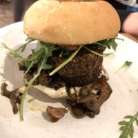 Baros Burger vegan at Baros Burger in Marktredwitz
