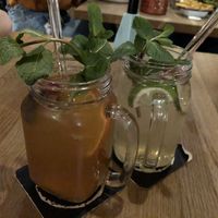 Home made lemonades  at Baros Burger in Marktredwitz
