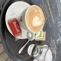 Coffee with oat milk  at Kavarna Sladoledarna Magnus in Nazarje