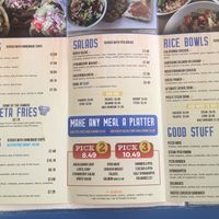 Menu at Greek City Cafe in Clearwater