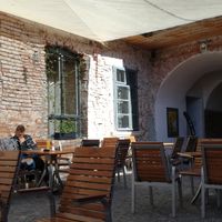 Courtyard at Casa TIFF in Cluj-napoca