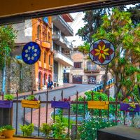 Great view of river and city at Funky Sauce in Cuenca