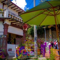 A relaxed atmosphere at Funky Sauce in Cuenca