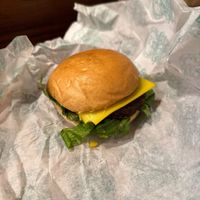 Vegan burger  at LEON - Strand in London