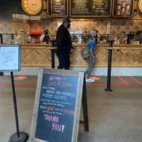 Very friendly at Salt & Straw in Del Mar