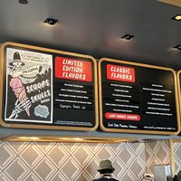 Pink rose & watermelon sorbet (vegan)  at Salt & Straw in Del Mar