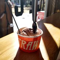 vegan chocolate ice cream at Salt & Straw in Del Mar