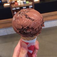 Dandelion chocolate hazelnut at Salt & Straw in Del Mar