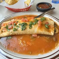 Veggie burrito, no cheese  at Pancho's in Brookings