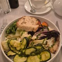 The vegan salad at La Finestra in Treviso