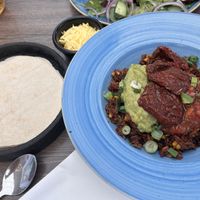 BBQ jackfruit fajitas  at Arbuckle's in Downham Market