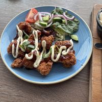 Breaded cauli bites  at Arbuckle's in Downham Market