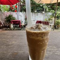 Vegan Iced Coconut Coffee  at Ellie's Cafe in Hoi An