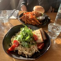 The Tagliatelle were 10/10!!  at Gamli Baukur in Husavik