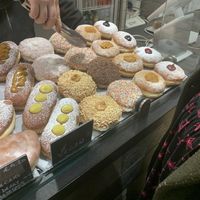 A healthy selection of vegan donuts  at The Hot Donut in Dublin