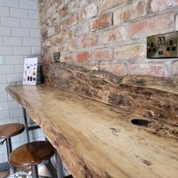 Indoor seating (very little) at The Hot Donut in Dublin