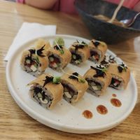 vegan sushi at On the Table in Pattaya