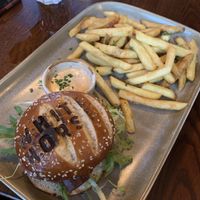 No chicken burger  at White Horse in Shrewsbury